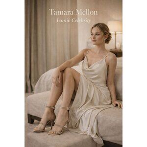 Tamara Mellon Reverse Frontline Iconic Celebrity Style Size 7.5 QuietLuxury